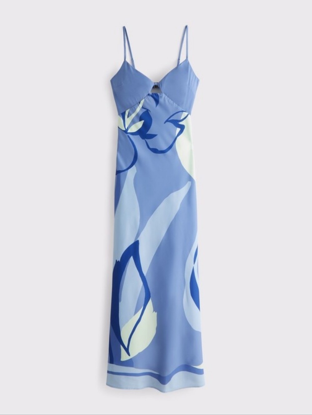 Abercrombie & Fitch Julia Slip Cutout Maxi DressNWT | Medium Tall | Light Blue - Picture 7 of 10